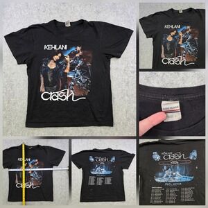 Kehlani Crash World Tour Shirt Mens Large Black Concert Graphic Tee Double Sided